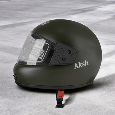 NOAX ISI MARKED KING OF HELMET UNISEX RIDDING HELMET TOP SELLING(DD-225 Motorbike Helmet(Black)
