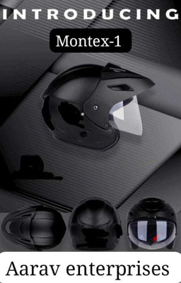MonteX-1 Helmet Motorbike Helmet(Black)