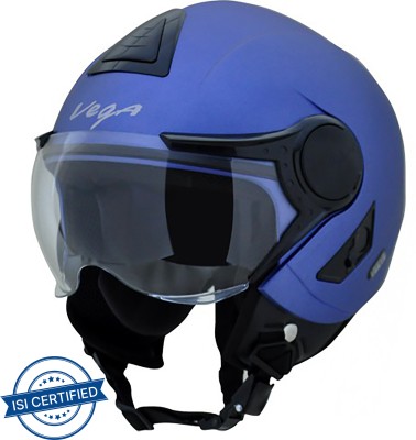 VEGA Verve Motorbike Helmet(Dull M.Blue)