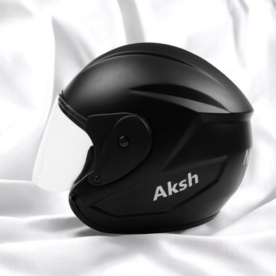 NOAX ISI marked helmet solid helmet((fk259 Motorbike Helmet(Black)
