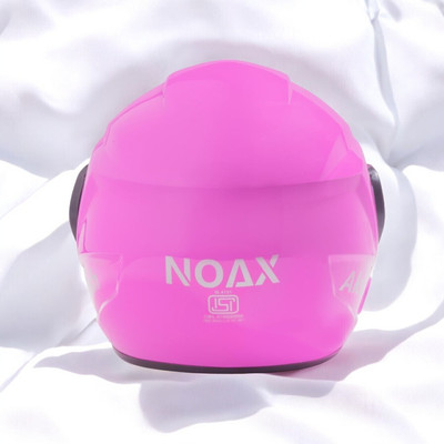 NOAX BRANDED ISI MARKED HELMET FOR UNISEX GENDER KEEP SAFE RIDING (SLFKSL_1301 Motorbike Helmet(Pink)