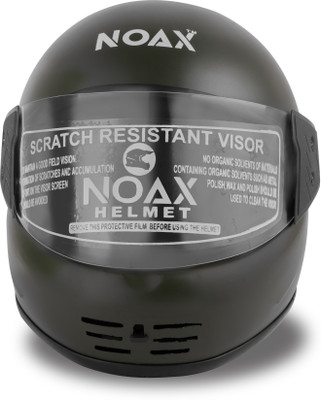 NOAX full face helmet for riding or safty Motorbike Helmet(Green)