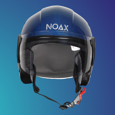 NOAX open helmetfor bike1120 Motorbike Helmet(Blue)