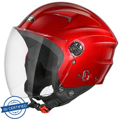 STUDDS Ray Super Motorbike Helmet(Cherry Red)