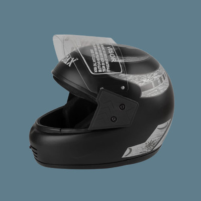 NOAX UNISEX HELMET FOR SAFTY RIDING FOR BIKEE35 Motorbike Helmet(Grey)