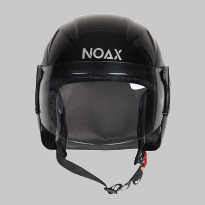 NOAX KING OF HELMET UNISEX OPEN FACE motorbike HELMET_7 Motorbike Helmet(Black)