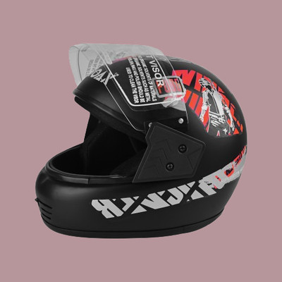 Font Helmet GOOD QUALITYFOR UNISEX BIKE RIDIDNG_156-AAA Motorbike Helmet(Red)