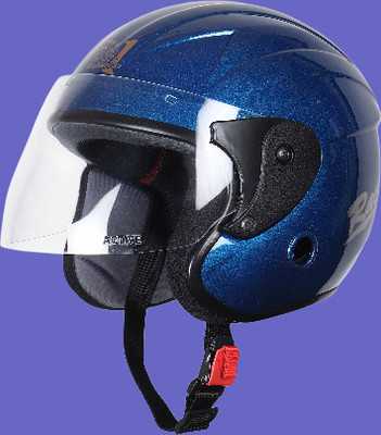 nextin nano_116 Motorbike Helmet(Blue)