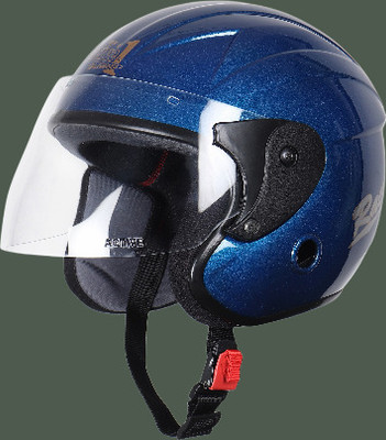 nextin nano_130 Motorbike Helmet(Blue)