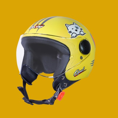 OZONE Opal helmet _openface_freesize_33 Motorbike Helmet(Yellow)