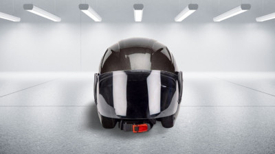 MonteX-1 Open Face Bike helmet LA8 Motorbike Helmet(Black)