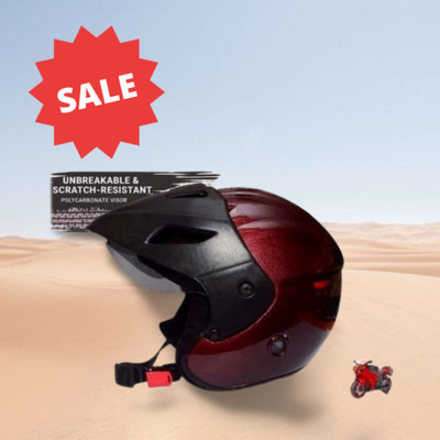 MonteX-1 Full Face Bike helmet T18 Motorbike Helmet(Red)