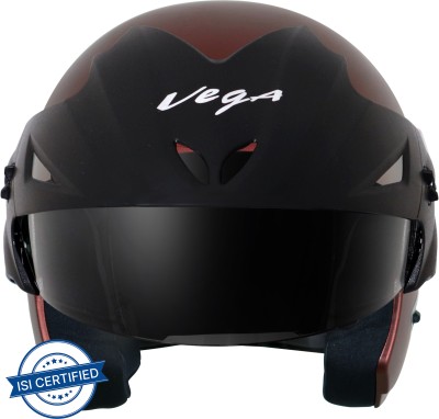 VEGA Cruiser W/P Motorbike Helmet(Dull Burgundy)