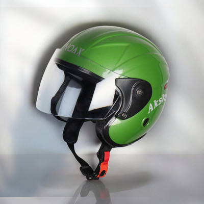 NOAX Helmet GOOD QUALITYFOR UNISEX for BIKE_-198 Motorbike Helmet(Green)