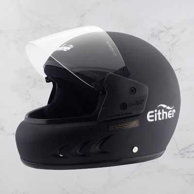 OZONE Full-Face Helmet_Either_Superior quality_Unisex_@V@60 Motorbike Helmet(Black)