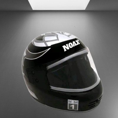 NOAX full face unisex helmet for safty7 Motorbike Helmet(Black)