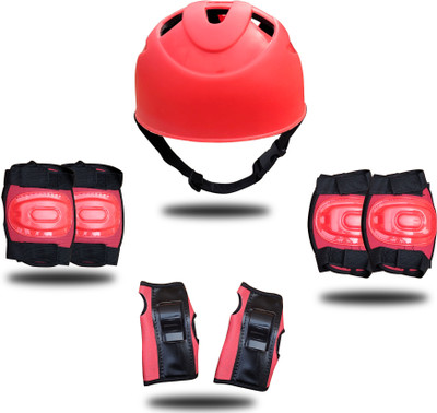 SHRRLY SKATING PROTECTIVE KIT FOR MEN AND WOMEN (RED) Skating Kit