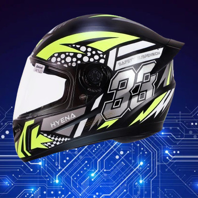 OZONE Prime Helmet_full face_HyEna_VL_@7@222 Motorbike Helmet(YELLOW-BLACK)