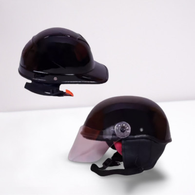 MonteX-1 Half Face motorbike helmet B23 Motorbike Helmet(Black)
