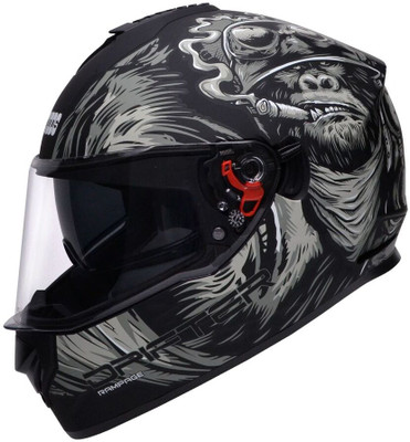 STUDDS Drifter D3 Motorbike Helmet(Matt Black N4)