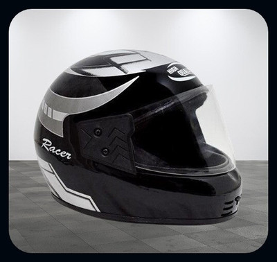 KIN Full Face Helmet_ISI certified_Silver03_HLT Motorbike Helmet(Silver)