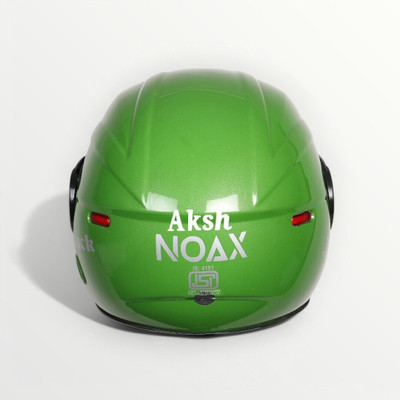 NOAX BRANDED ISI MARKED HELMET FOR UNISEX GENDER KEEP SAFE RIDING (SLFKSL_1157 Motorbike Helmet(Green)