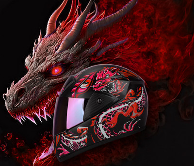 urban carrier ABS Material Full Face Rainbow Visor Helmet, UV Scratch Resistance Motorbike Helmet(Pink)