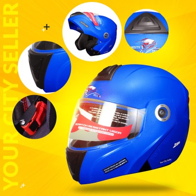 YOURCITYSELLER YOURCITY SELLER FILL UP HELMET FOR MENS Motorbike Helmet(Multicolor)