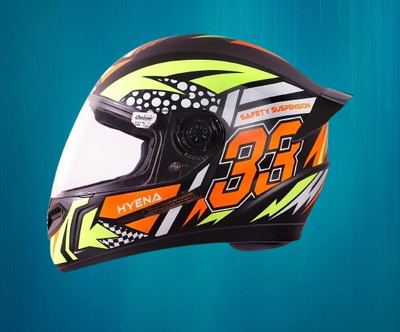 OZONE Superior Helmet_FF_JGM_@V@AD0393 Motorbike Helmet(YELLOW-BLACK)