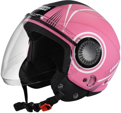 STUDDS Urban Super D1 Motorbike Helmet(Matt Pink N6)