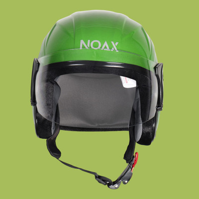NOAX unisex open face helmet for safty110 Motorbike Helmet(Light Green)