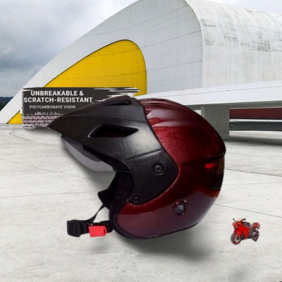 MonteX-1 New_Flip-up Bike helmet T8 Motorbike Helmet(Red)