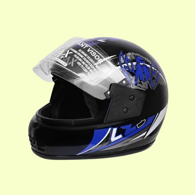 NOAX helmet bazarr unisex full face helmet _42 Motorbike Helmet(Black)