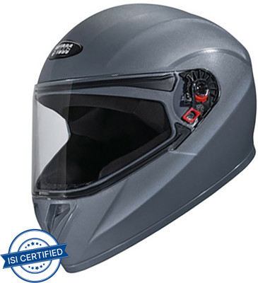STUDDS Crest Eco Motorbike Helmet(Grey)