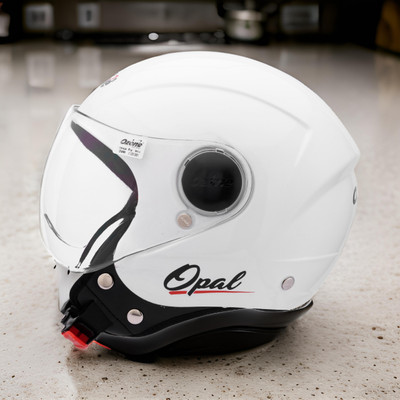 OZONE opal helmet _openface_freesize_066 Motorbike Helmet(White)