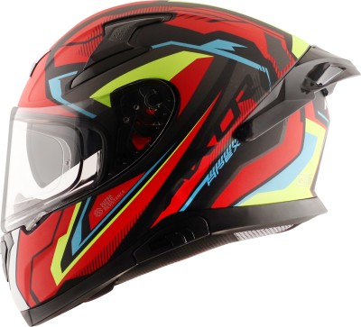 Axor Apex Roadtrip Motorbike Helmet(Dull Black Red)