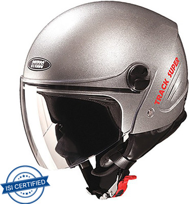 STUDDS Track Super Motorbike Helmet(Silver Grey)