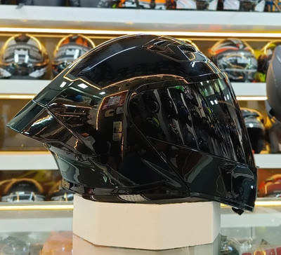 Steelbird Air SBA-20 ISS Motorbike Helmet(GLOSY BLACK)