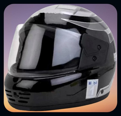 KIN Full Face Helmet_ISI certified_Silver76_HLT Motorbike Helmet(Silver)