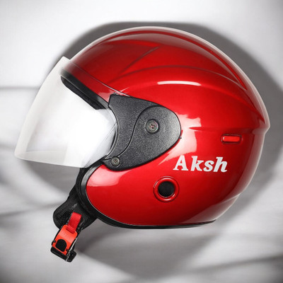 NOAX Helmet GOOD QUALITYFOR UNISEX for BIKE_-208 Motorbike Helmet(Red)