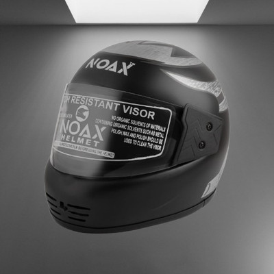 NOAX UNISEX HELMET FOR SAFTY RIDING FOR BIKE12 Motorbike Helmet(Grey)
