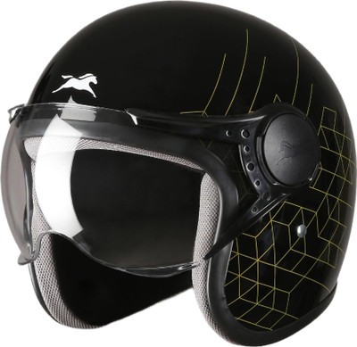 TVS Cruisetown Motorbike Helmet(Black)