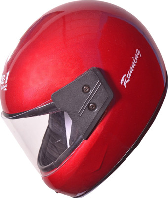 MonteX-1 redfullface22 fit Motorbike Helmet(Red)