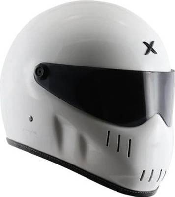 CR Decals Designs AXOR Retro Dominator Rogue White Helmet Motorbike Helmet