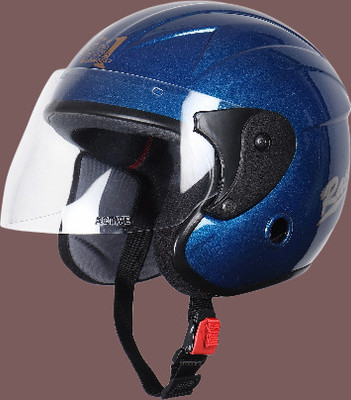 nextin nano_167 Motorbike Helmet(Blue)