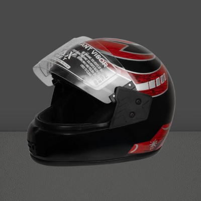 NOAX UNISEX SAFETY HELMET ONROAD HELMET- TWO WHEELER,BIKE & SCOOTER (SL-1575 Motorbike Helmet(Black)