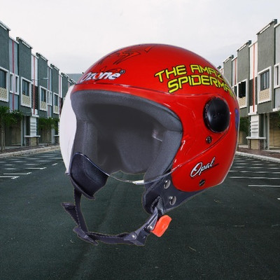 OZONE Spider helmet_OF_Unisex_largesize_Oz068 Motorbike Helmet(Red)