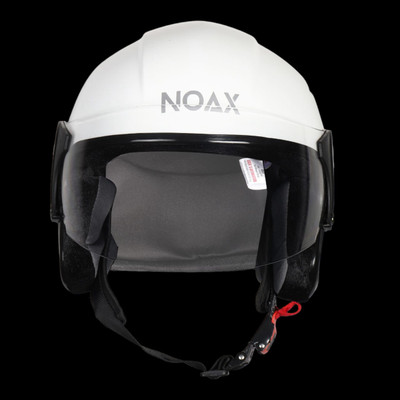 NOAX unisex open face helmet for safty22 Motorbike Helmet(White)