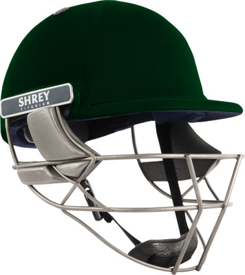 Shrey PRO GUARD AIR TITANIUM Cricket Helmet(Green)