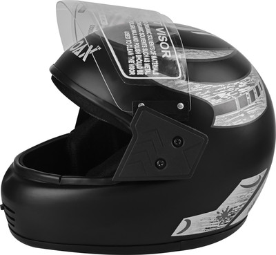 Font UNISEX SAFETY HELMET ONROAD HELMET- TWO WHEELER,BIKE & SCOOTER348AXTTI- Motorbike Helmet(Grey)